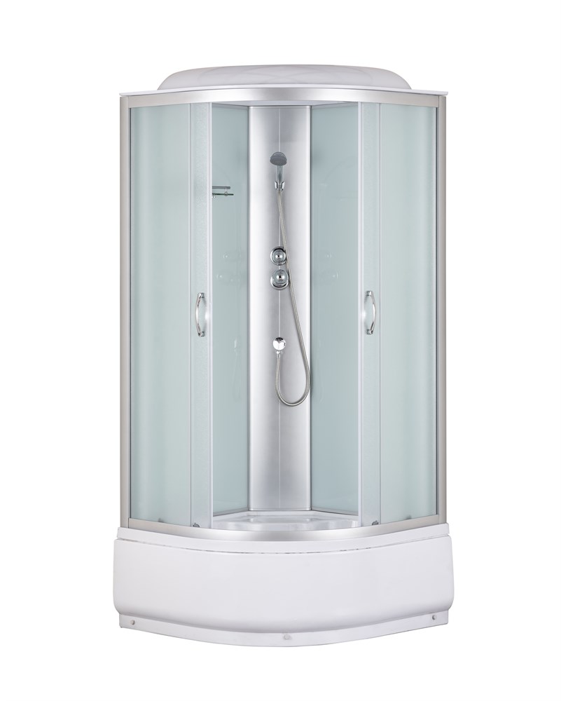 Душевая кабина Taliente 90x90x215см, четверть круга, матовое стекло TA-9090M в строительном магазине