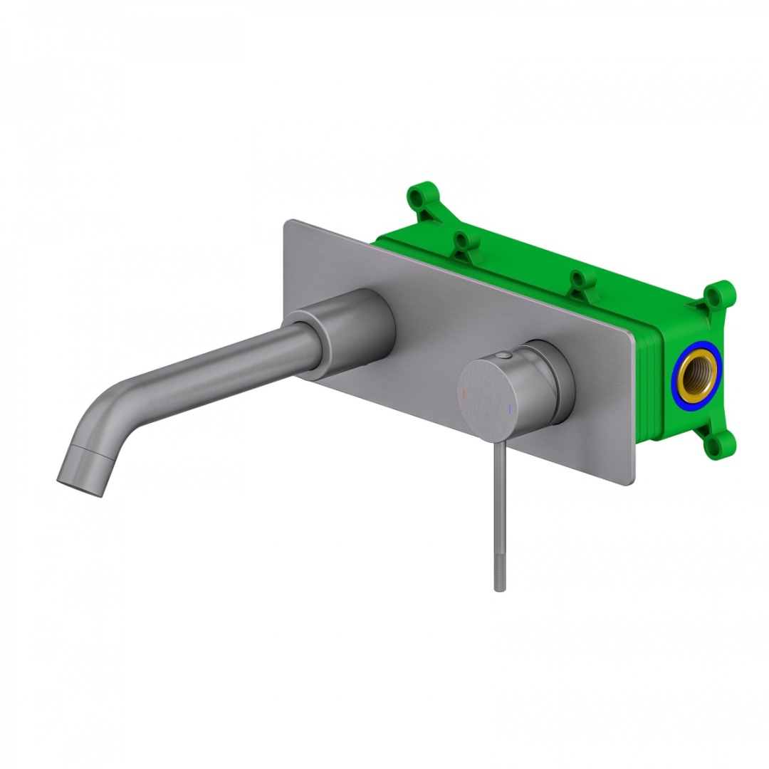 Смеситель для раковины встроенный Timo Saona (2371/18SM) черное золото в строительном магазине