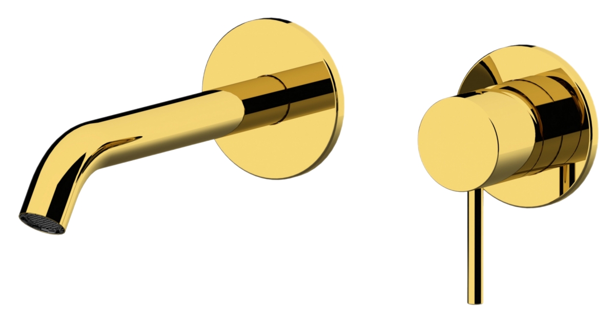 Смеситель для раковины Remer X Style X15PDO, золото глянцевое в строительном магазине