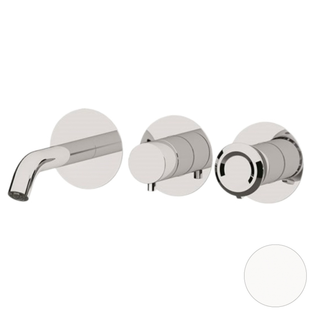 Смеситель для ванны Remer Element ET54D2PBO, белый матовый в строительном магазине