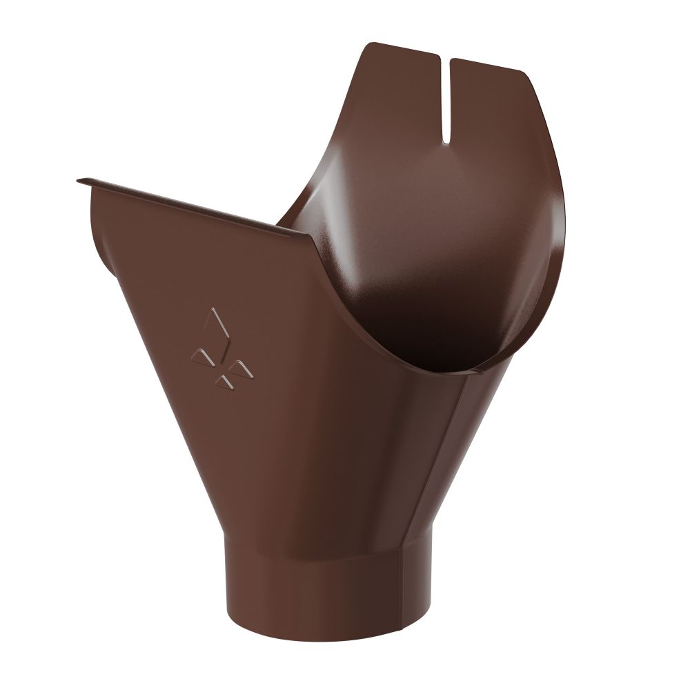 Воронка желоба Аквасистем PURAL 8017 (Коричневый) 100/150