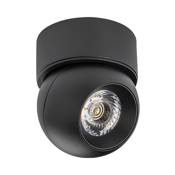 i07207 Светильник INTERO LED 9W 850LM 24G ЧЕРНЫЙ 3000K (217072+521707) в строительном магазине