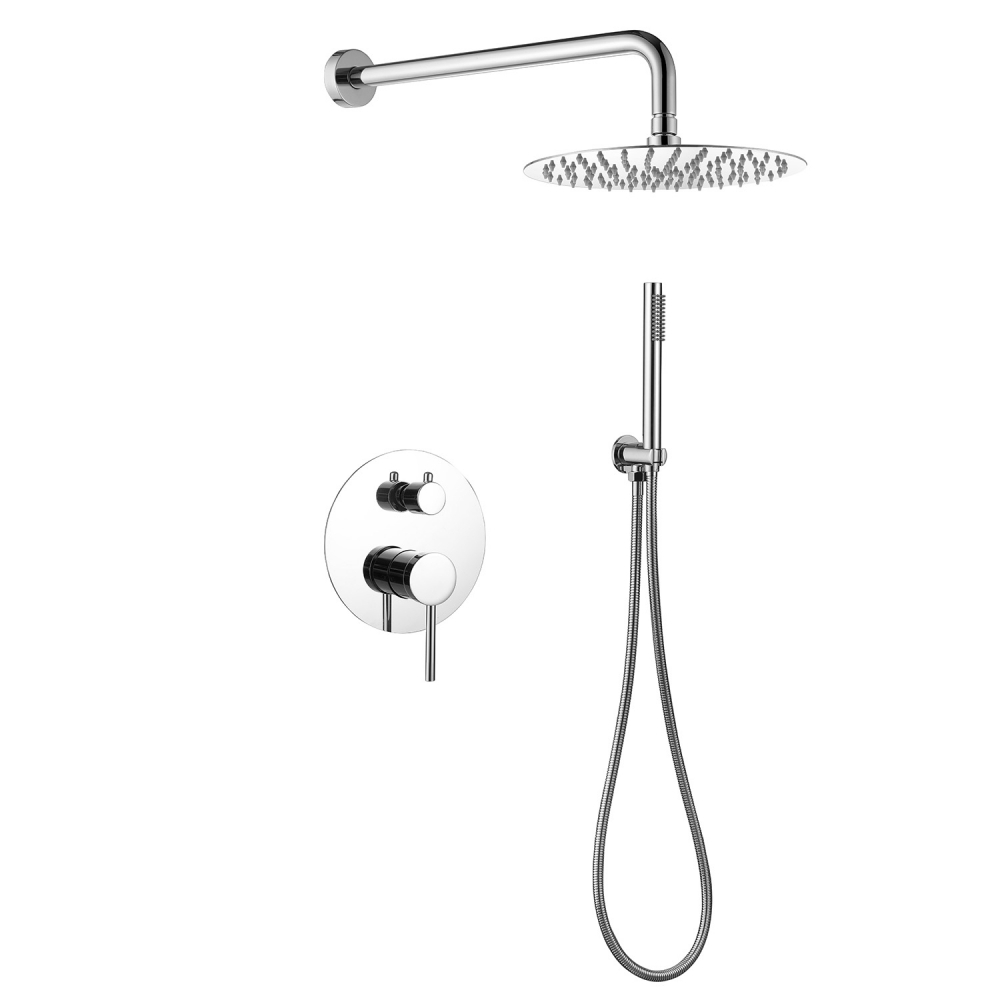 Душевая система ABBER Emotion AF8818 скрытого монтажа без излива, хром в строительном магазине