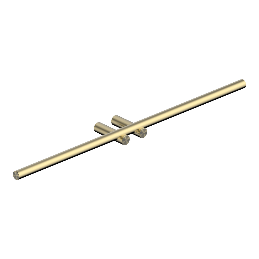 Полотенцедержатель двойной ABBER Osten 316 AA1855BG брашированное светлое золото в строительном магазине