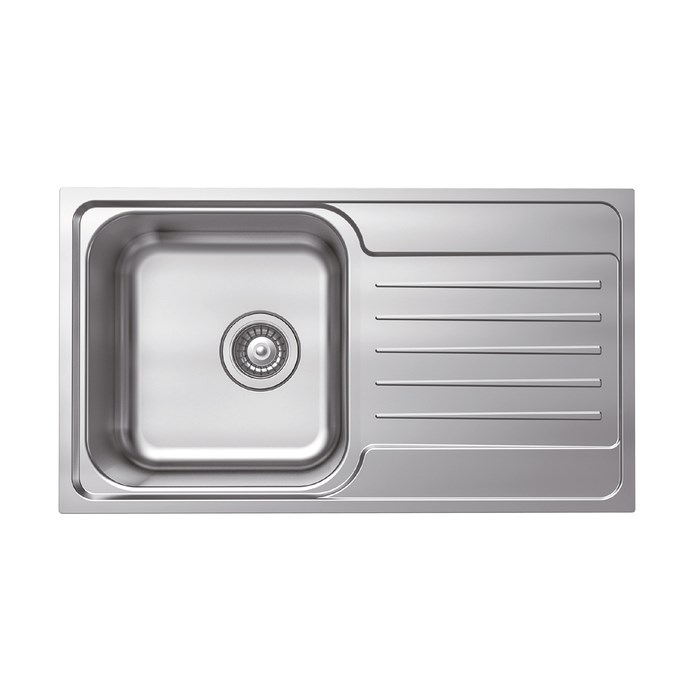 Кухонная мойка Iddis Sound (SND78SDi77) нержавеющая сталь, шелк, с крылом 780x440x180 в строительном магазине