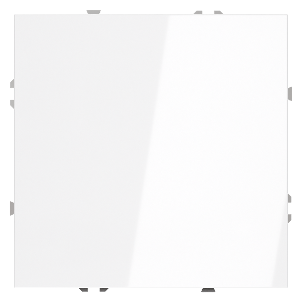 Заглушка VOLTUM S70 с суппортом, (белый глянцевый) в строительном магазине