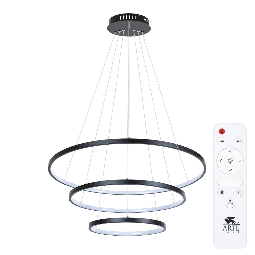 Подвесная люстра Arte Lamp FRODO A2197SP-3BK в строительном магазине