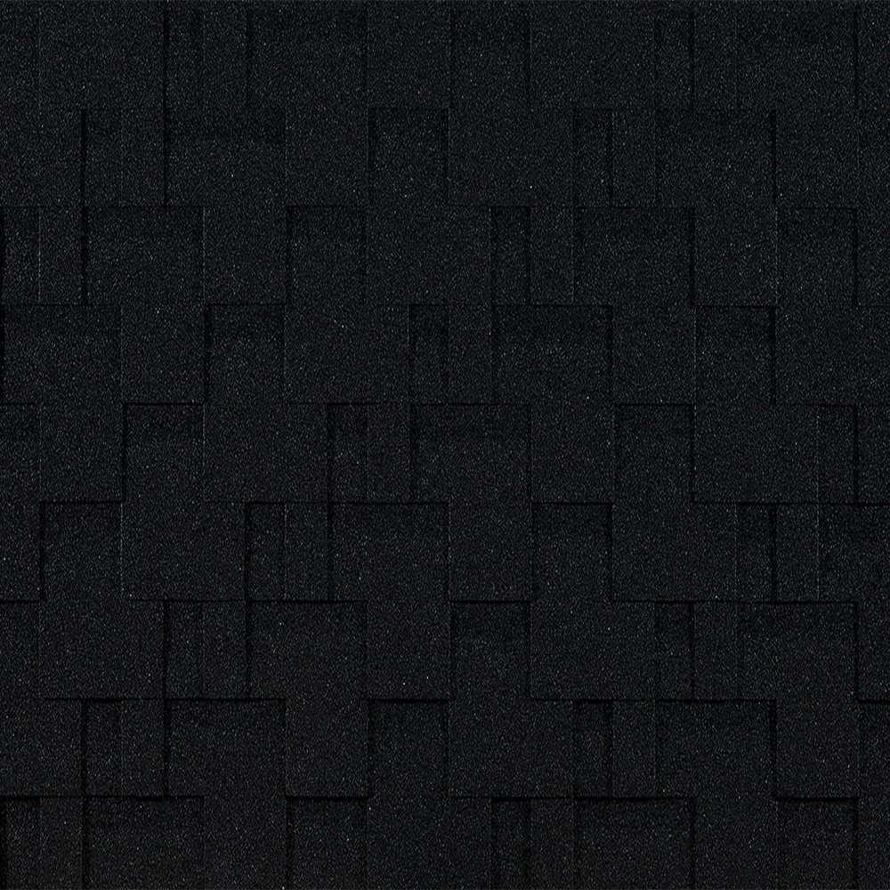 Гибкая черепица Деке EURASIA Лабиринт Черный (1 кв.м)