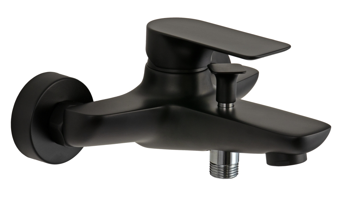 Смеситель для ванны Remer Infinity I05NO, черный матовый в строительном магазине