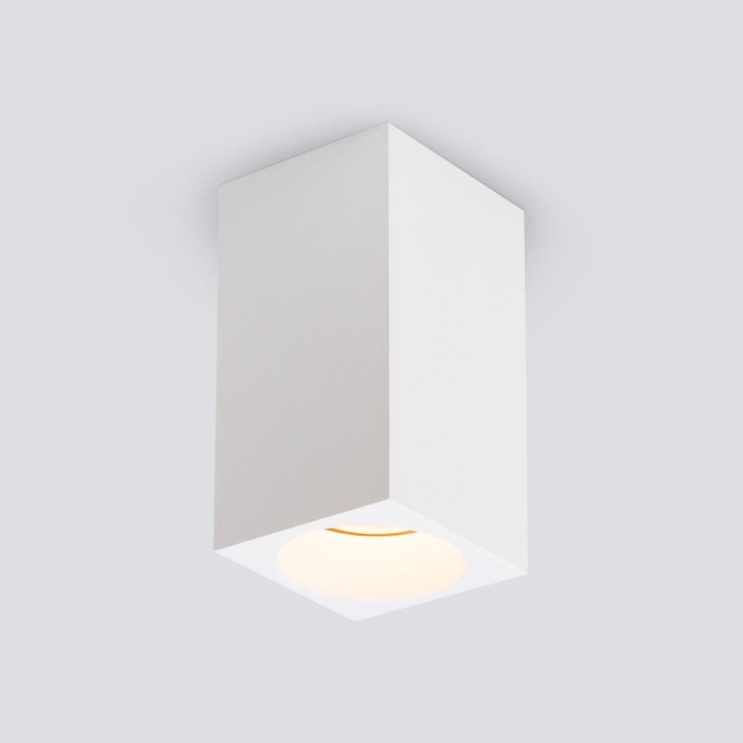 Накладной потолочный светильник 1085 GU10 WH белый матовый в строительном магазине