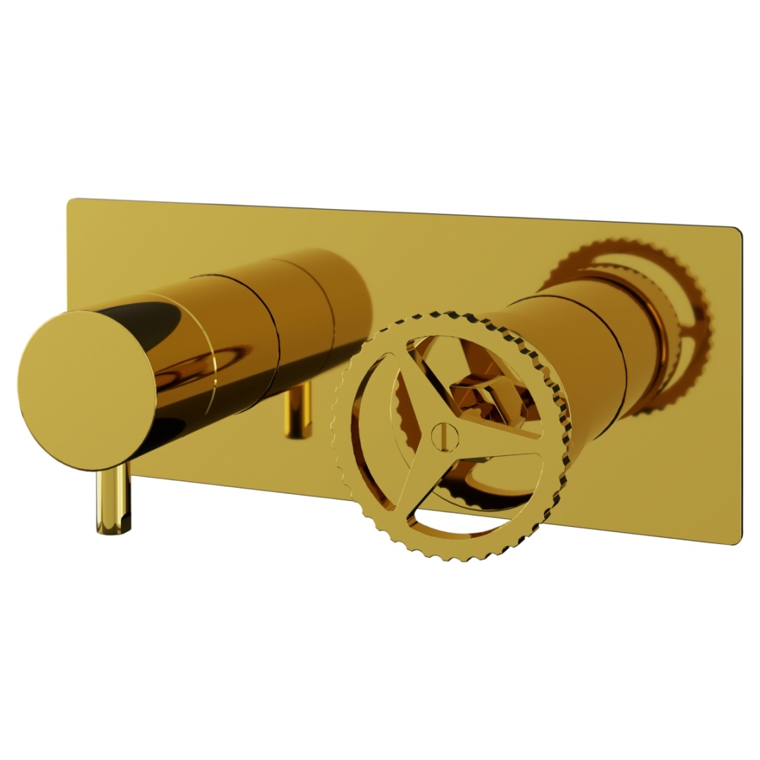 Смеситель для душа Remer Chrono CH92ZDO, золото глянцевое в строительном магазине