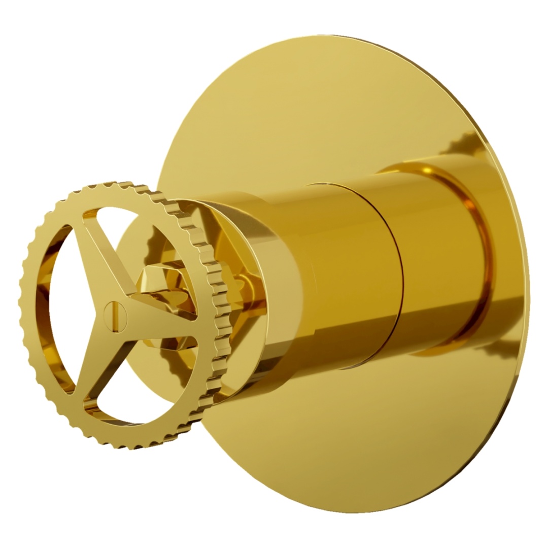 Смеситель для душа Remer Chrono CH30LDO, золото глянцевое в строительном магазине