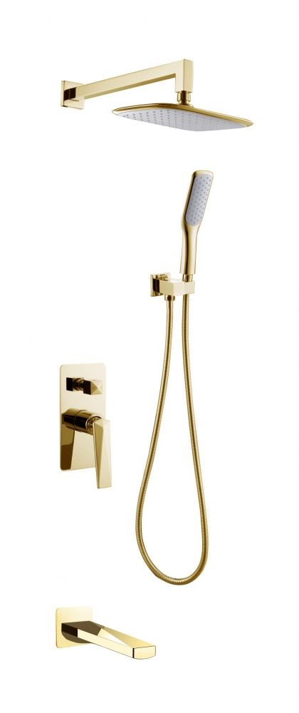 Душевая система Boheme Venturo 384-2 скрытого монтажа, золото в строительном магазине