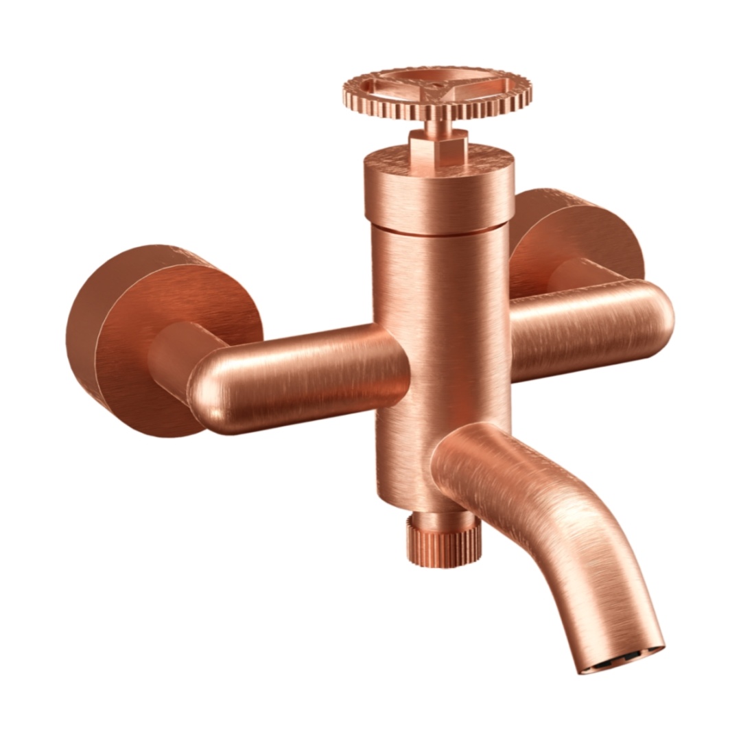 Смеситель для ванны Remer Chrono CH05RP, медь брашированная в строительном магазине