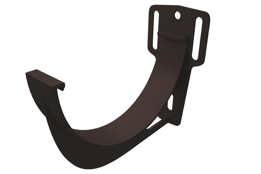 Кронштейн желоба ПВХ Grand Line Стандарт коричневый