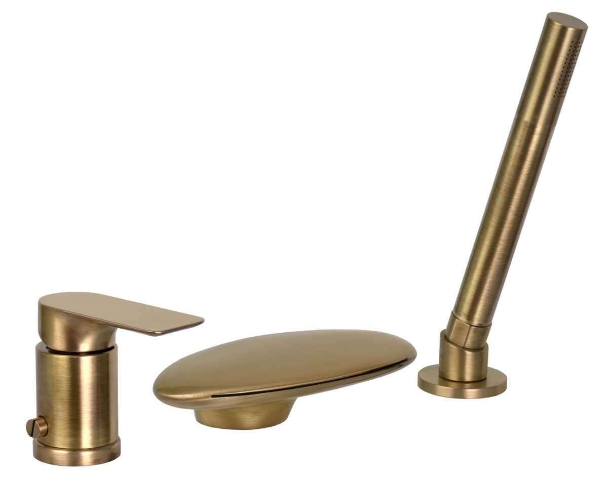 Смеситель для ванны Remer Infinity I07UFVO, состаренная латунь в строительном магазине
