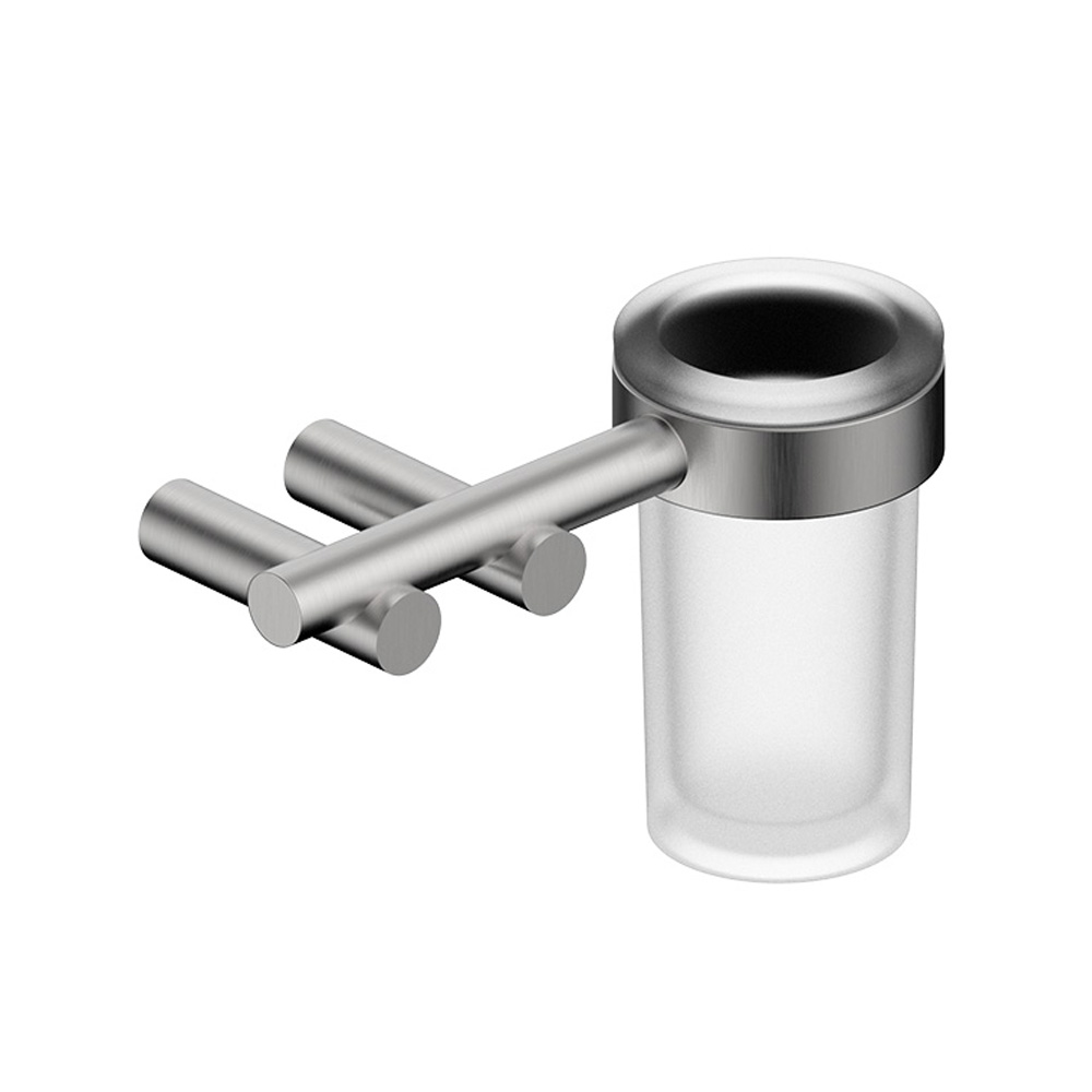 Стакан для зубных щеток с держателем ABBER Osten 316 AA1860BST брашированная сталь в строительном магазине