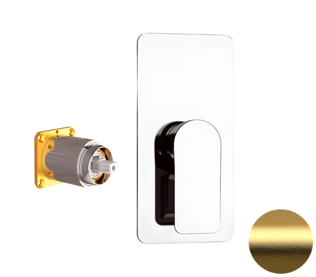 Смеситель для душа Remer Infinity I30KBBG, золото брашированное в строительном магазине