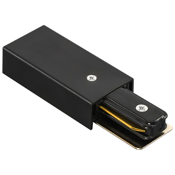 502117 Питание боковое трековое однофазное BARRA ЧЕРНЫЙ в строительном магазине