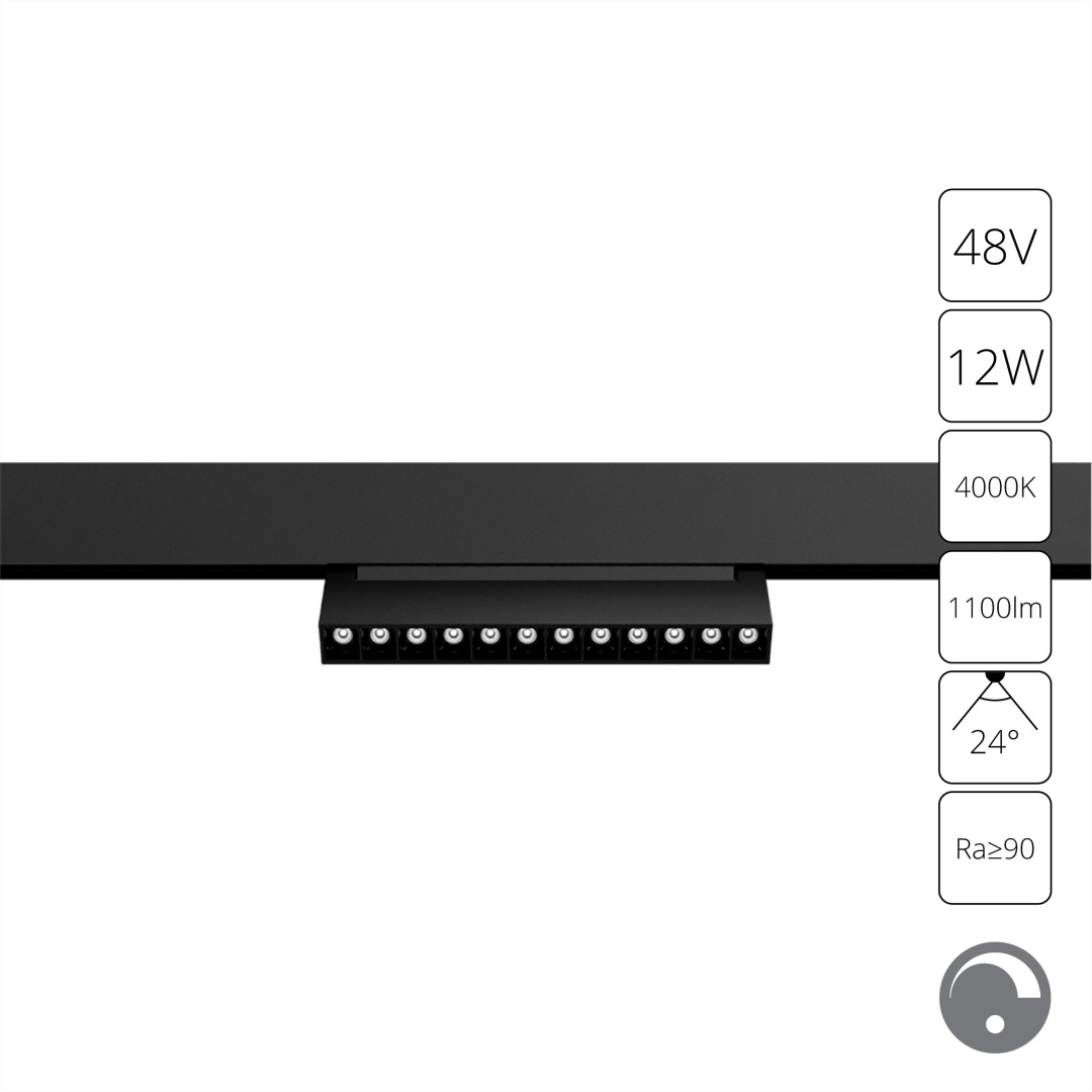 Магнитный трековый светильник Arte Lamp LINEA 0.1-10V A4686PL-1BK в строительном магазине