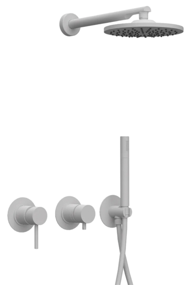 Душевая система Remer X Style X96S02OBO, белый матовый в строительном магазине