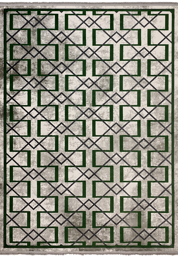 Ковер ELEGANT 2719 CREAM/GREEN в строительном магазине