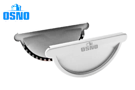 Заглушка желоба 125/90 OSNO RAL 9003 белый
