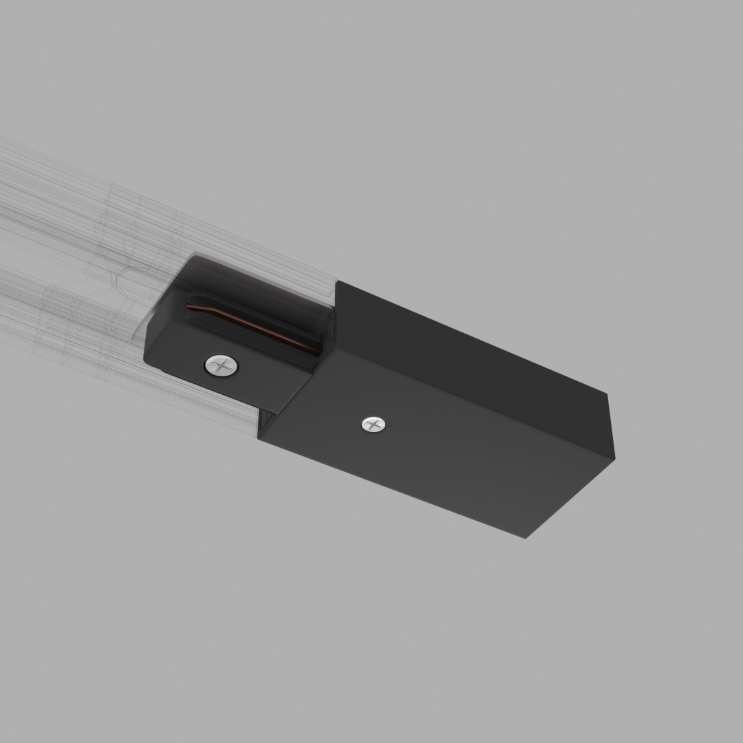 Ввод питания и заглушка торцевая для однофазного шинопровода черный TRP-1-1-BK в строительном магазине