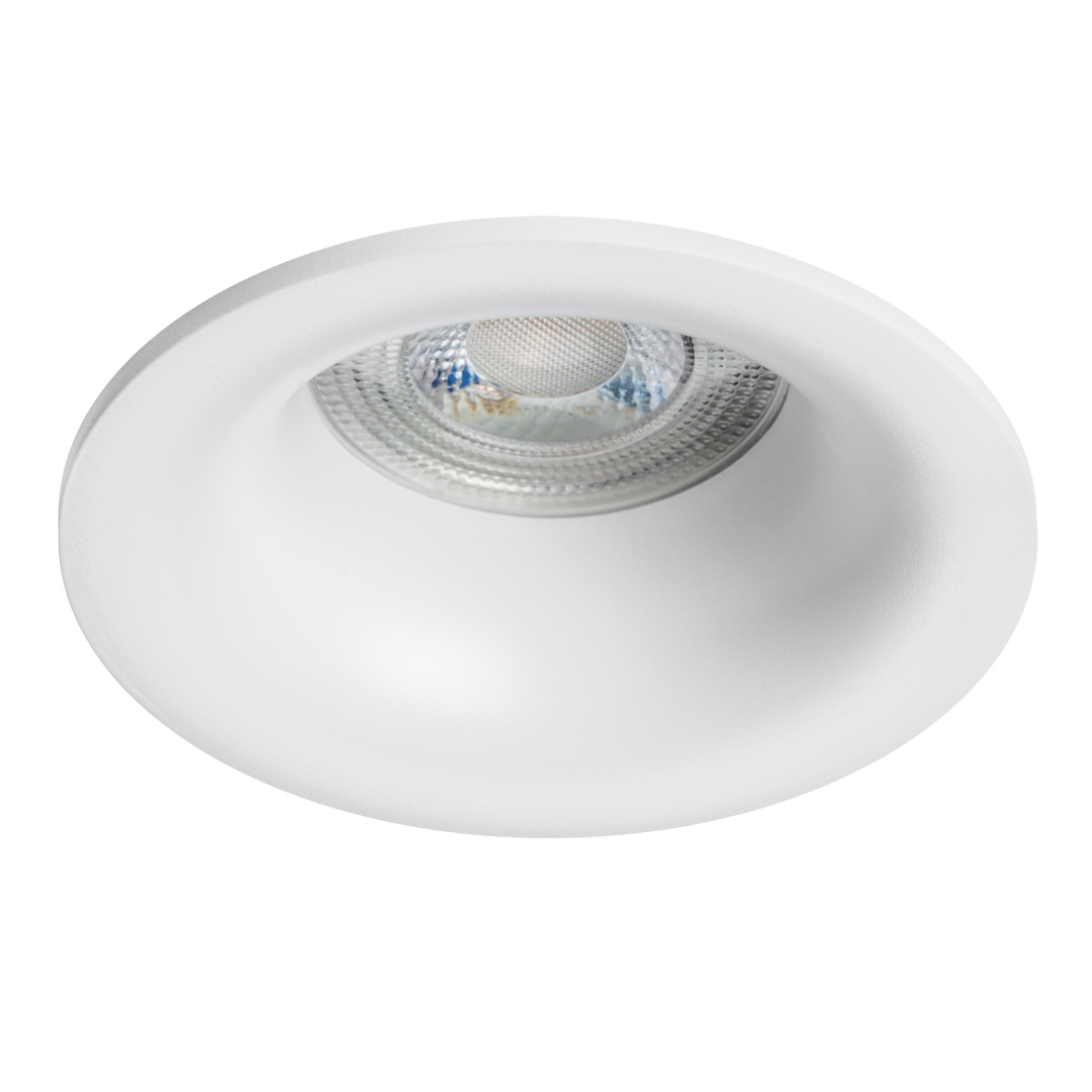 012126 Рамка (светильник) PVC д/LED-модулей 941хх и LED-ламп D50мм LEVIGO ROUND БЕЛЫЙ в строительном магазине