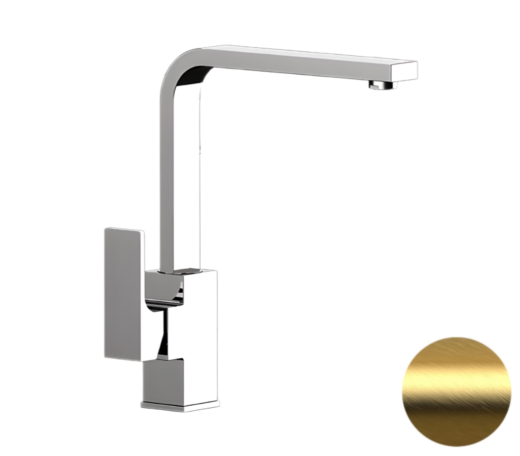 Смесители для раковины Remer Absolute AU10GBG, золото брашированное в строительном магазине