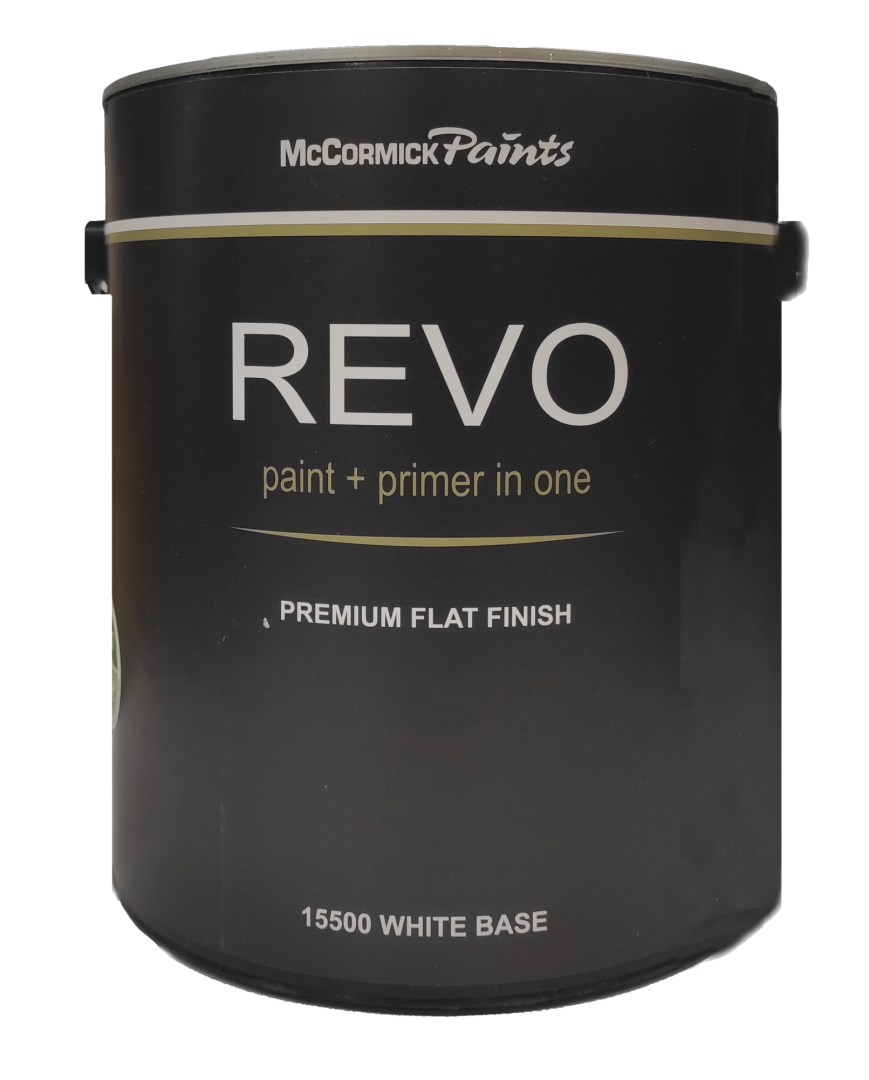 Краска для стен McCormick (Маккормик) Paints Revo (Рево) матовая самогрунтующаяся 2в1 3,8л в строительном магазине