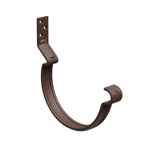 Крюк крепления желоба короткий Aquasystem Pural Matt RAL 8017 (Коричневый) 90/125