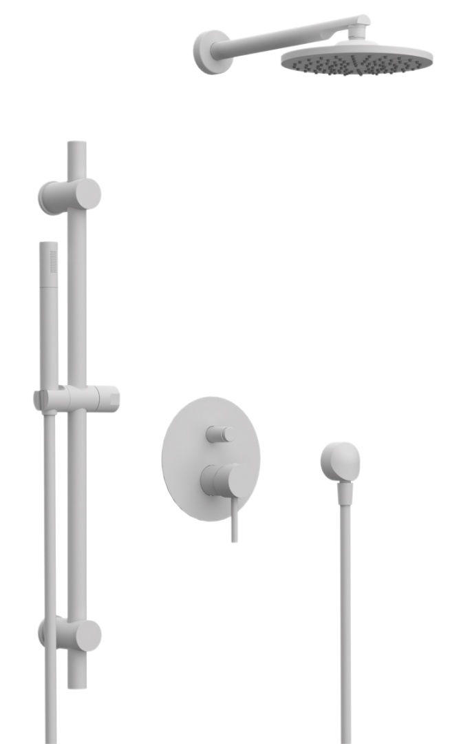 Душевая система Remer X Style X09S01OBO, белый матовый в строительном магазине