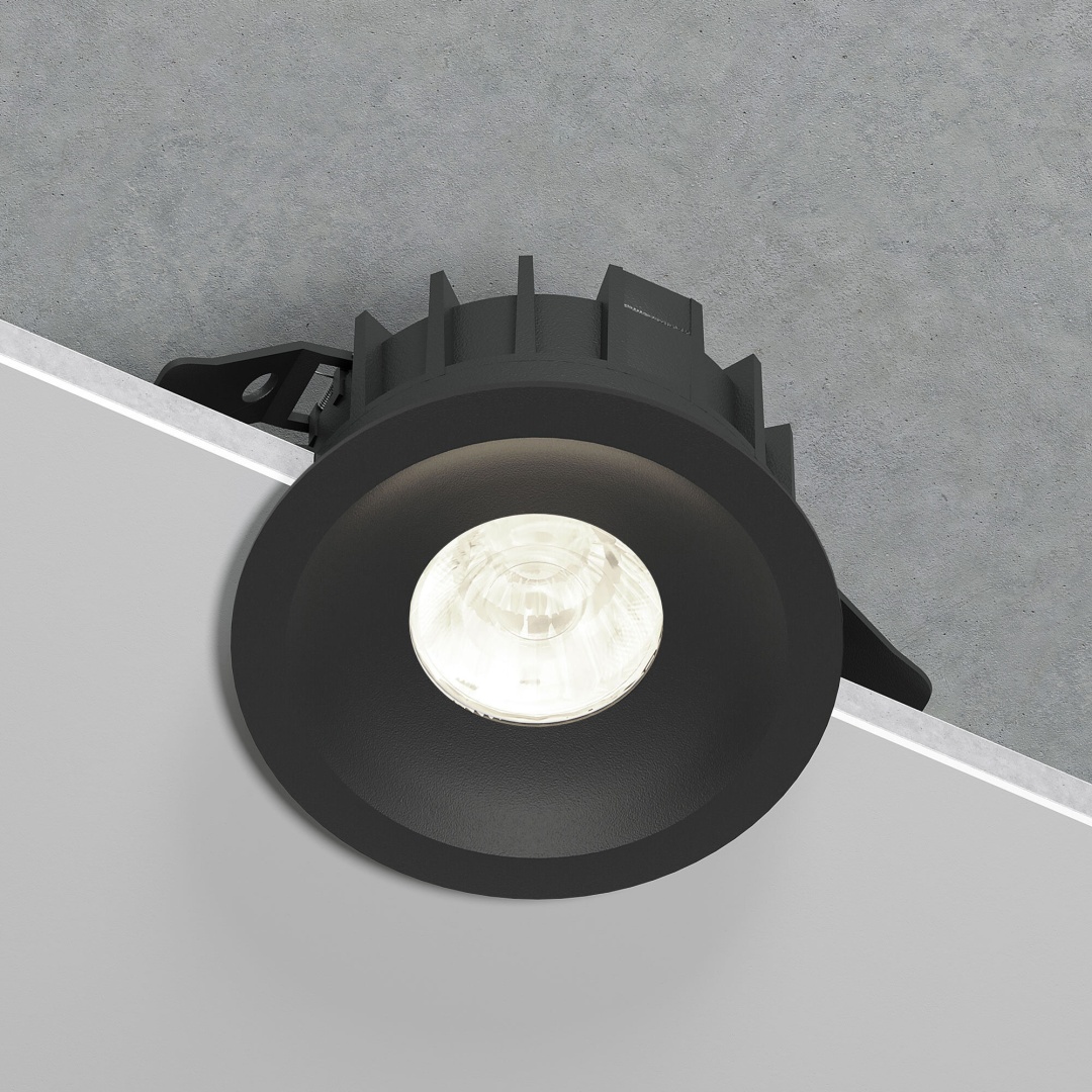 Светильник встраиваемый светодиодный Combi 15W 4000K черный 25068/LED в строительном магазине