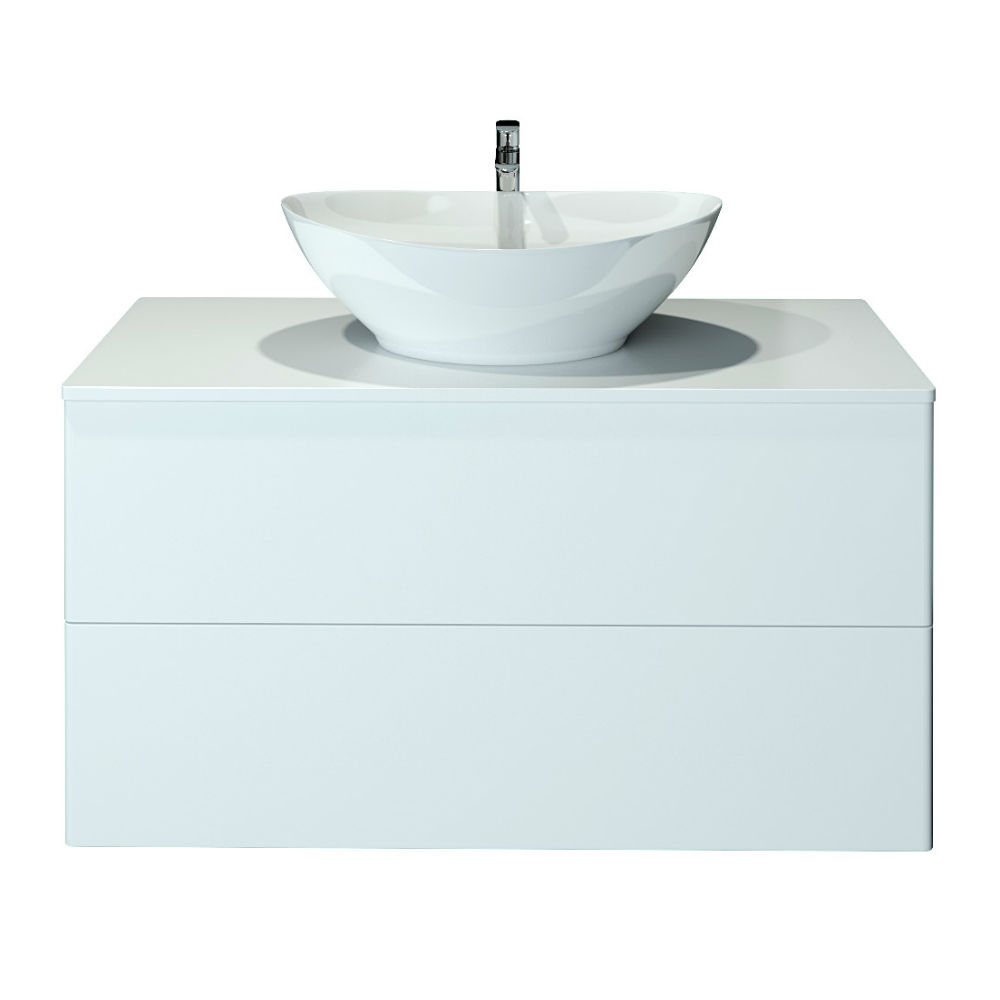 Тумба с раковиной Orange Otto Ot-100TuMDF+G56 подвесная, белый в строительном магазине