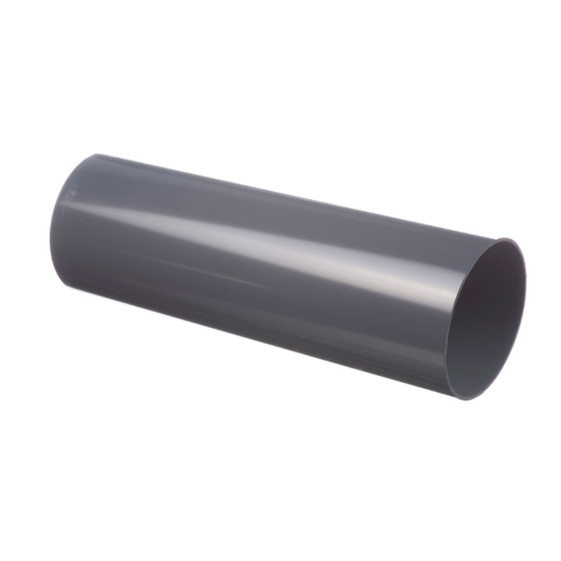 LUX Труба 3 м D-100 мм Docke ПВХ Графит