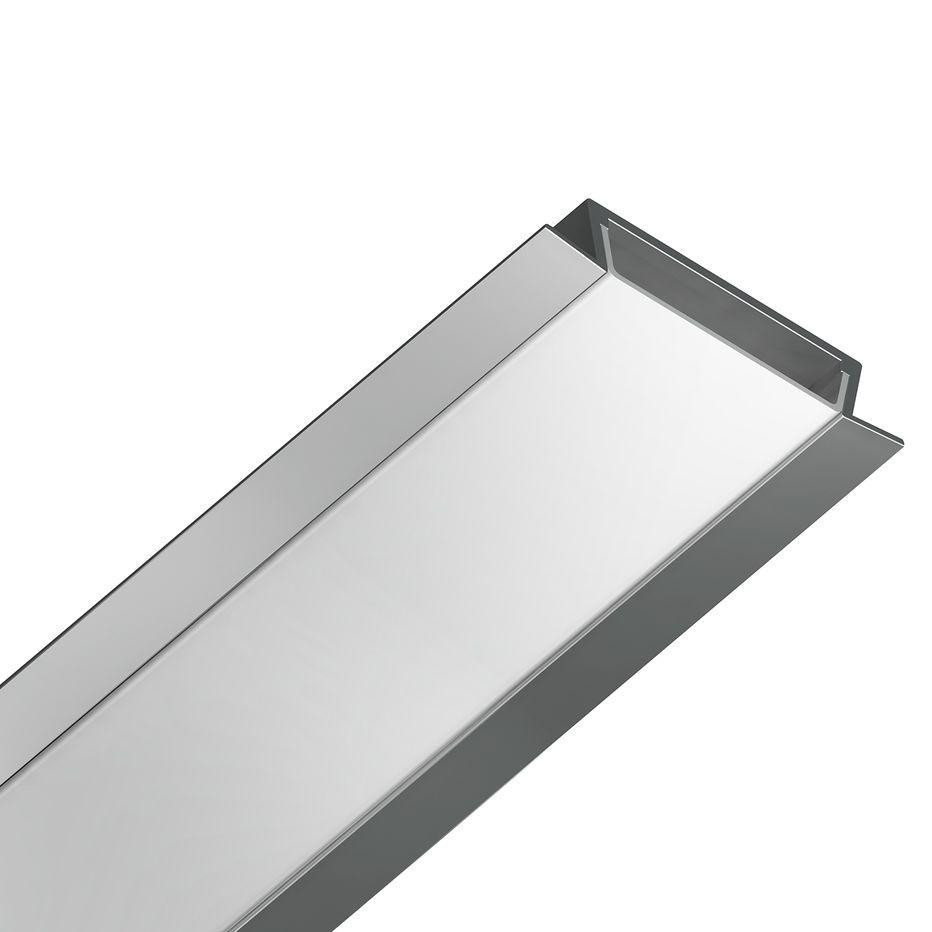Встраиваемый профиль с рассеивателем Ambrella Illumination GP1100AL в строительном магазине