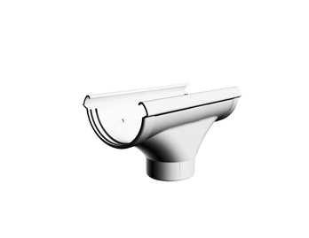 LUX Воронка желоба Docke ПВХ Пломбир