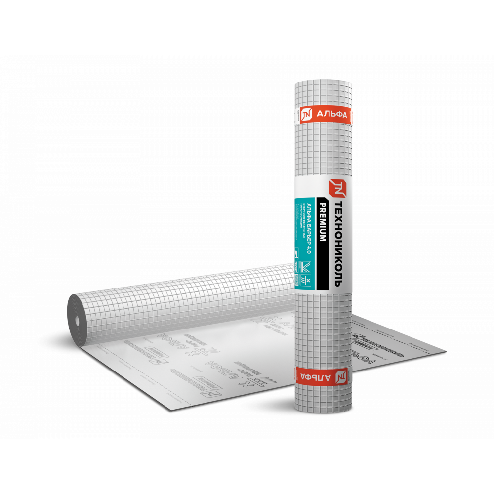 Пароизоляционная пленка ТехноНИКОЛЬ Альфа Барьер 4,0 (75 кв.м.)