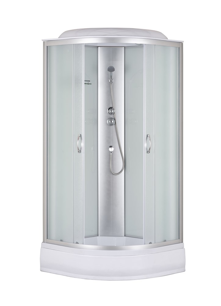 Душевая кабина Taliente 90x90x215см, четверть круга, матовое стекло TA-9091M в строительном магазине
