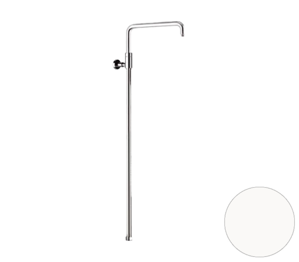 Душевая колонна телескопическая Remer 330A7DCESDEVBO, белый матовый в строительном магазине