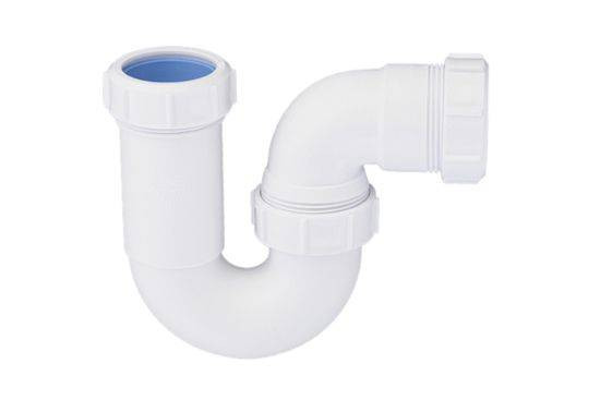 Сифон трубный Р-образный 40ммх40мм без выпуска McAlpine 5255 в строительном магазине