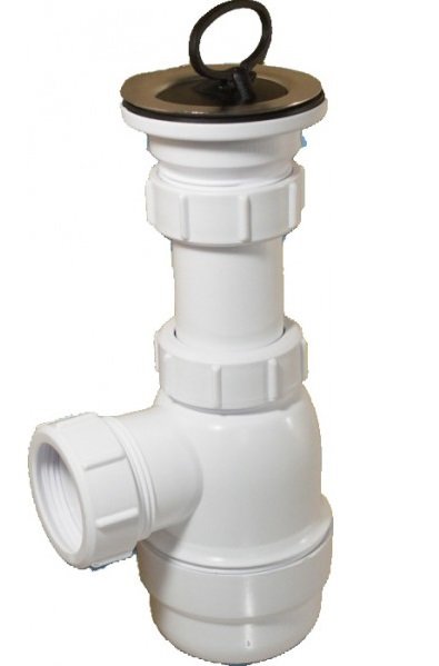 Сифон бутылочный с выпуском McAlpine (1 1/2'x40мм) MRSK2 в строительном магазине