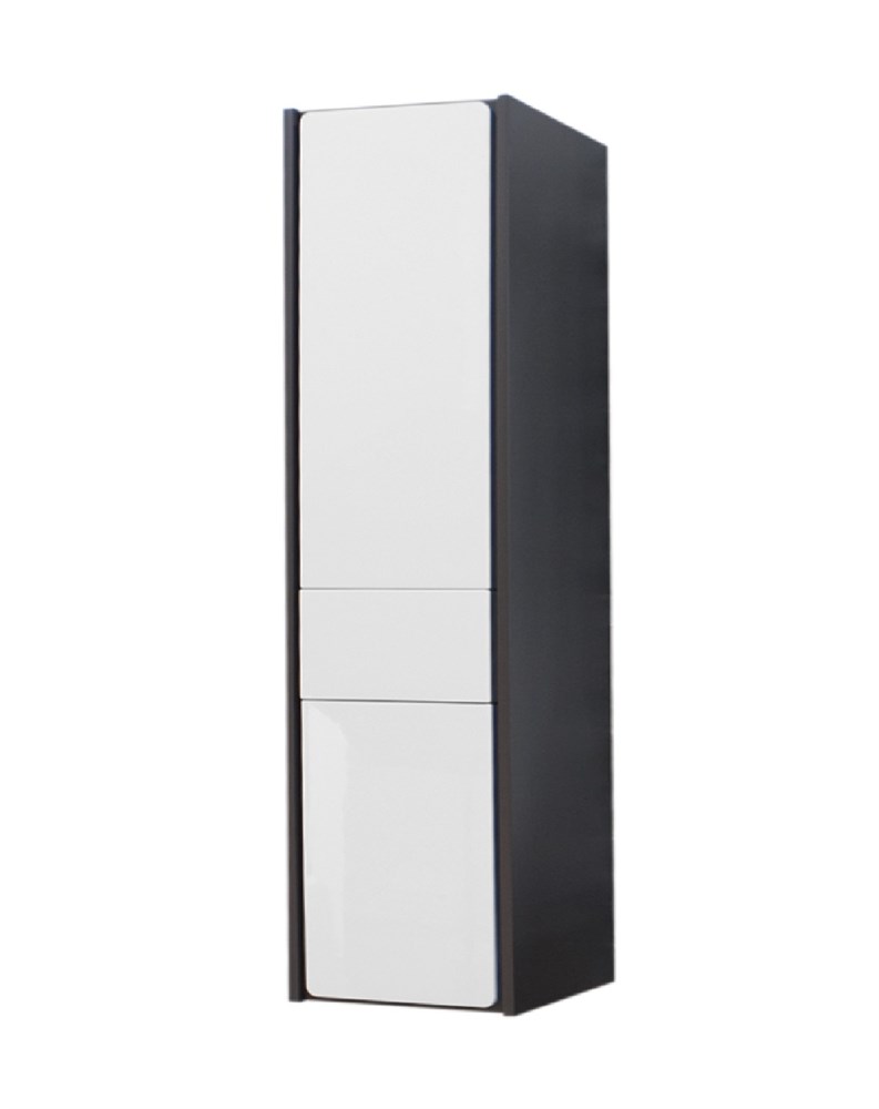 Шкаф-пенал Roca Ronda L белый глянец/антрацит ZRU9302966 в строительном магазине