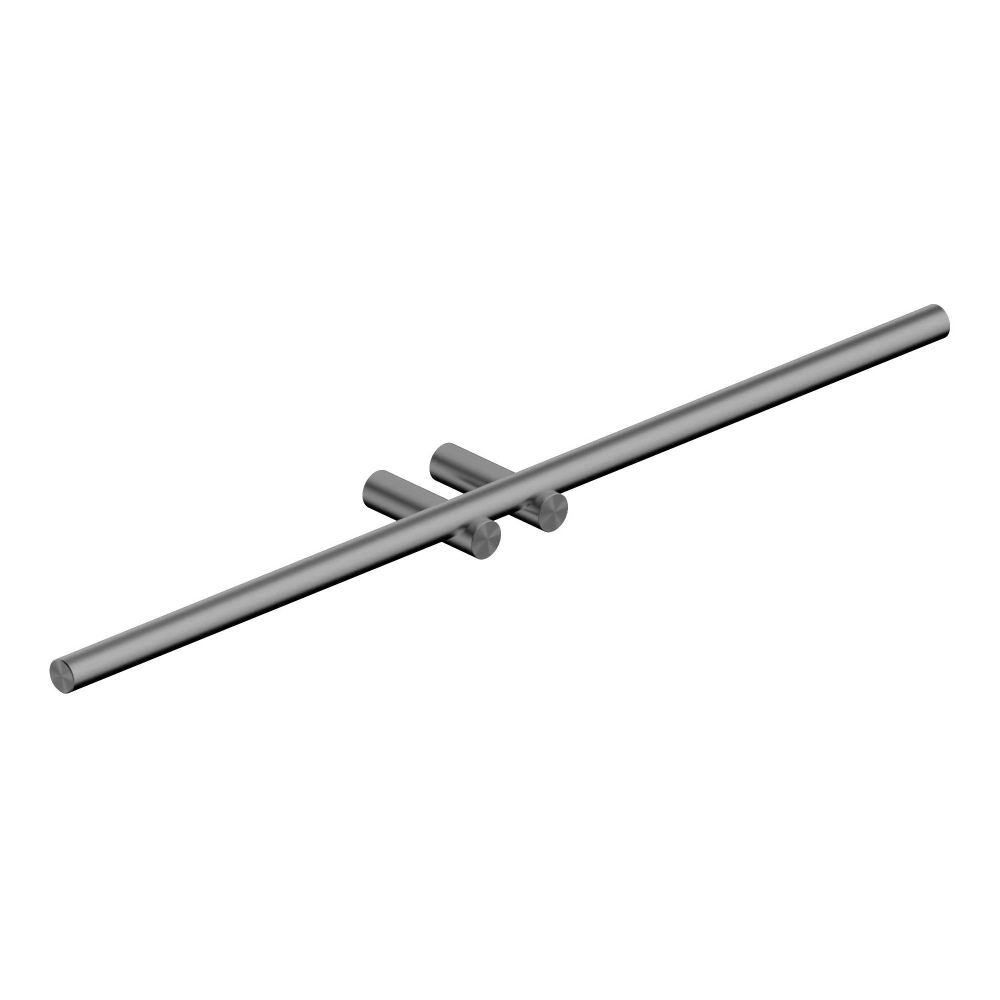 Полотенцедержатель двойной ABBER Osten 316 AA1855BGG брашированная оружейная сталь в строительном магазине