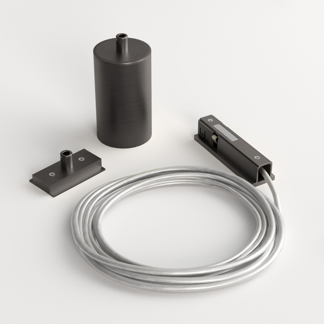 Titan Line Подвесной комплект для подключения трековой системы освещения к питанию титан боковой 85009/00 85009/00 в строительном магазине