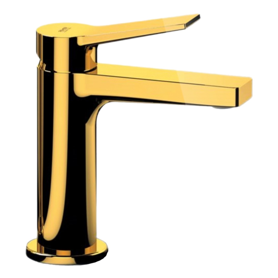 Смеситель для раковины Remer Slash SL12DO, золото глянцевое в строительном магазине