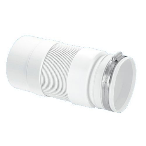 Гофра для унитаза с металлическим хомутом (L330-760мм) McAlpine MRWC-F33PJ в строительном магазине