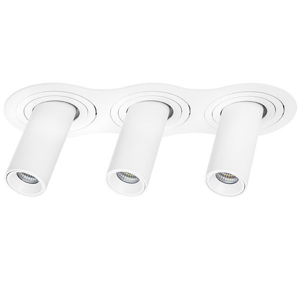 i636262 Светильник INTERO TUBO LED 10W*3 500LM*3 60G БЕЛЫЙ 3000K (217636+217262+217262+217262) в строительном магазине