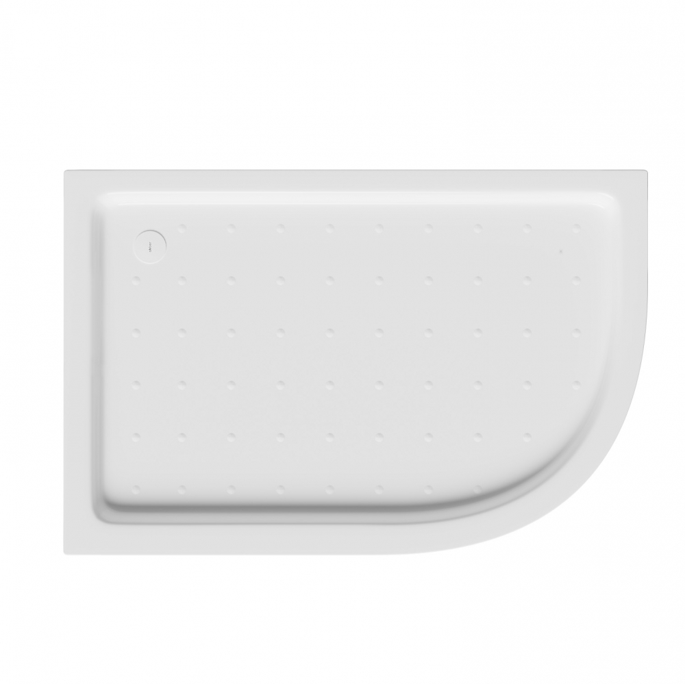 Душевой поддон ABBER AD3E109 L 100х90 асимметричный, акриловый, белый в строительном магазине